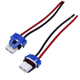 9006 Wire Harness 600736952866 2pcs Hb4 Ceramic Female Socket Adapters Wiring For Headlights Fog