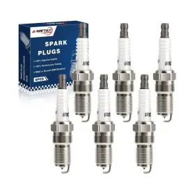 Tr55ix A-naftuly 7164 Iridium Spark Plugs 6 Pack Compatible With 1999-2013 Chevy Silver Tr55ix A-naftuly 7164 Iridium Spark Plugs 6 Pack Compatible With 1999-2013 Chevy Silver