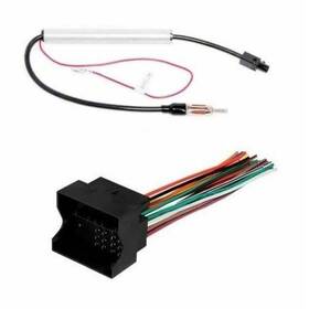Absolute Usa A08-eu55 In Dash Wire Harness Antenna Adapter Set For Select 2002-up Volkswagen/bmw