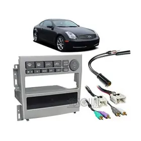 Abs99-7605a-pk1 Absolute Usa Abs99-7605a Fits Infiniti G35 Coupe 2005-07 Dash Kit Harness Antenna