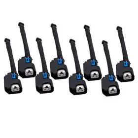 Wainj32 Allmost 8pcs Wire Harness Adapter Compatible With Mini Multec 2 To Uscar Ev6 Wainj32 Allmost 8pcs Wire Harness Adapter Compatible With Mini Multec 2 To Uscar Ev6