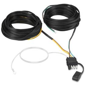 Am012 Am012-xxx 22ft 4 Pin 5 Wire Trailer Wiring Harness Light Kit Way Flat