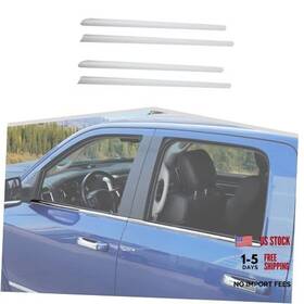 Amayum Ypx0836 Chrome Side Window Sills Trim Weatherstrip Fit For Dodge Ram 2010-2017