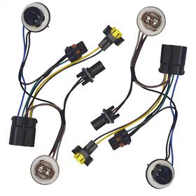 Amblee Wh-5a-2p 2-pack Headlight Wiring Harness Compatible With Chevy Avalanche Tahoe