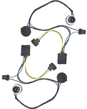 Amblee Wh1-2ps 2-pack Headlight Wiring Harness Compatible With Chevy Silverado 1500 2500hd 3