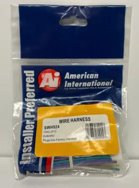 Swh924 American International Wire Harness For 1993 - 2013 Subaru