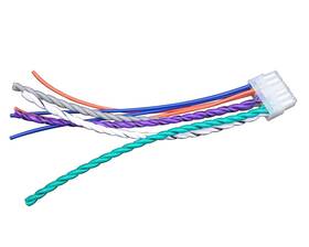 Anyqinsog 12psk-m9005d 12-pin Speaker Output Cable Harness Plug Compatible With Skar Audio Sk-m9005d