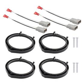 Applianpar Ap104565 Car Stereo Door Speaker Adapter Mounting Plates 6.5 6.75 Inch