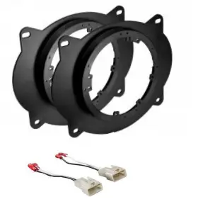 Asc Audio 027132756803 6x9 To 6 -inch Inch 6.5 Front Door Speaker Install Adapter Plates Ha Asc Audio 027132756803 6x9 To 6 -inch Inch 6.5 Front Door Speaker Install Adapter Plates Ha