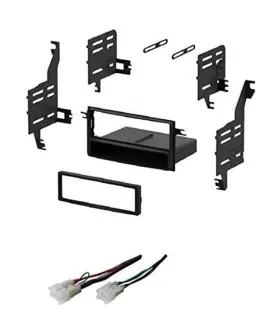 Asc Audio 027132757152 Single Din Car Stereo Install Dash Kit And Wire Harness For 2005-2010 Sci