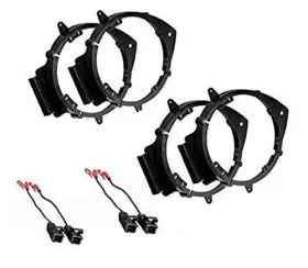 Asc Audio 090222848474 2 Pair 6 -inch 6.5 6.75 Car Speaker Install Adapter Mount Bracket Asc Audio 090222848474 2 Pair 6 -inch 6.5 6.75 Car Speaker Install Adapter Mount Bracket