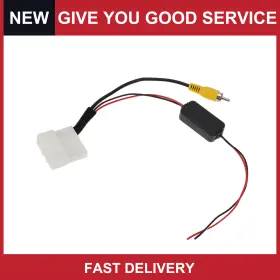 Automall Tech 617662170066 Packof1 For Toyota Kluger Rav4 Rca Rear View Camera Adapter Wire Harness Cable