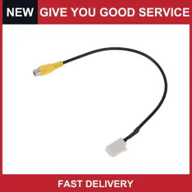 Automall Tech 678202090534 Rear View Camera Adapter Wire Harness Cable For Toyota Rca 4p