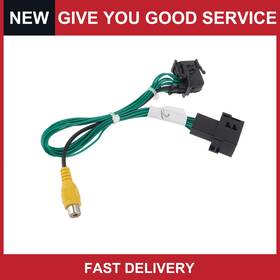 Automall Tech 688391645309 Rear View Camera Adapter Wire Harness Cable For Ford Escape 13-19 Rca Black