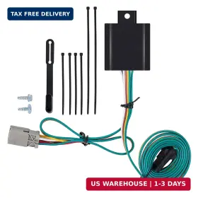 At-138w Awayet Vehicle-side Custom 4-pin Trailer Wiring Harness Fits Select Honda Accord Cr-v O