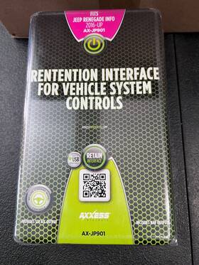 Axxess Ax-jp901 Radio Replacement And Retention Interface For 16-18 Jeep Renegade