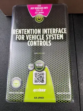 Ax-jp901 Axxess Radio Replacement And Retention Interface For 16-18 Jeep Renegade