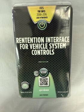 Axxess Ax-vw901 Retention Interface Radio Replacement For Vw Volkswagen 2008-16