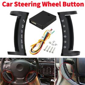 Ayibots 09008000808 Universal Car Steering Wheel Control Multi-function Wireless 6 Button
