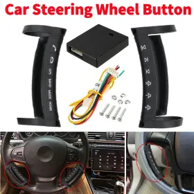 09008000808 Ayibots Universal Car Steering Wheel Control Multi-function Wireless 6 Button