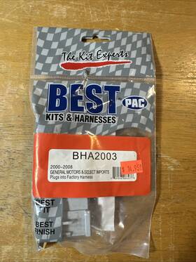 Best Kits Bha2003 Aftermarket Radio Wire Harness For 2000-2008 Gm Select Imports