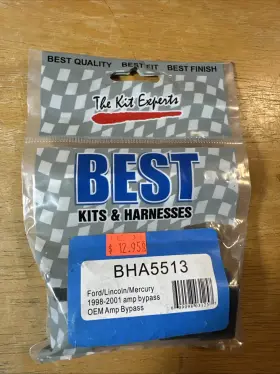 Bha5513 Best Kits Kit Ford Lincoln Mercury 1998 - 2001 Amplifier Bypass Car Harness