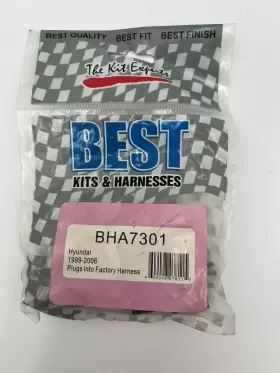 Bha7301 Best Kits Aftermarket Radio Wire Harness For Select 1999-2008 Hyundai Kia