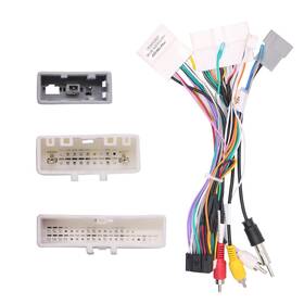 Bestycar Bc-cab-159-19 16pin Car Stereo Radio Power Retrofit Wiring Harness Cable Adapter Fits Gold