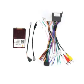 Bc-cab-190 Bestycar 16pin Car Stereo Radio Power Retrofit Wiring Harness Cable Adapter Fits Black