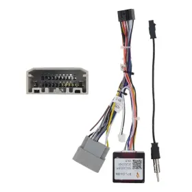 Bc-cab-214xp Bestycar 16pin Car Stereo Radio Power Retrofit Wiring Harness Adatper Fits For Jeep Wr