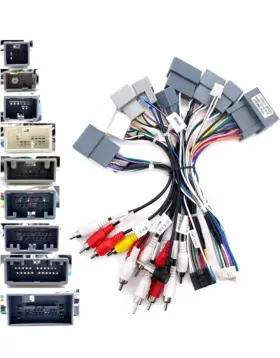 Bc-cab-253f Bestycar 16 Pin Android Radio Retrofit Wiring Harness For Honda Civic Crv 2012-15 Read
