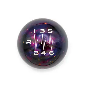 Bw-knb-vw-hbt6-pc Billetworkz Cosmic Space Heartbeat Shift Knob Compatible With Manual