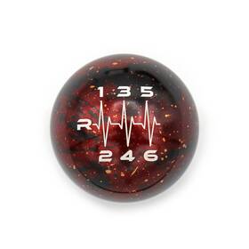 Billetworkz Bw-knb-vw-hbt6-rc Cosmic Space Heartbeat Shift Knob Compatible With Manual 1999-24 Vw