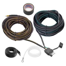 Bitiontry 750266748559 Upgraded 4 Pin 5 Wire Trailer Wiring Harness 40ft