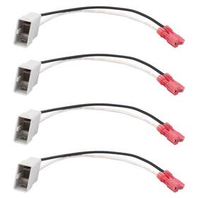 Branded Ap104578 4pcs Car Speakers Wire Cable Wiring Harness With Adapter Connector Plug For Hond