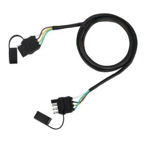 Btfo I17112 2pcs 4 Pin Wire Trailer Extension 150cm/59in Flat Plug
