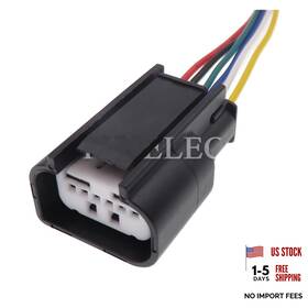 Caizhong Store 759355746172 6 Pin Auto Rear View Camera Rvc Sealed Connector Withs Automotive Wire 1 Set