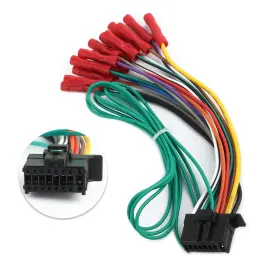 Xian-1201 Carleef 16 Pin Wiring Harness Radio Stereo Connector For Aftermarket Replacement