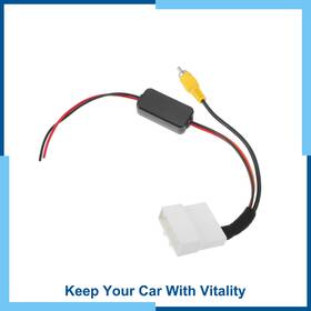 Carpopart 601968592363 Rear View Camera Adapter Wire Harness Cable For Nissan Rogue 11-13 Rca Black