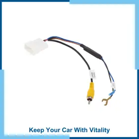 Carpopart 601968593599 Rear View Camera Adapter Wire Harness Cable For Hyundai Kia 1pcs Rca 5pin