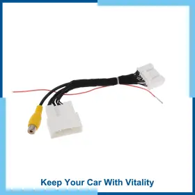 Carpopart 617662366148 Pack 1 Front Rear View Camera Adapter Wire Harness Cable For Toyota Camry