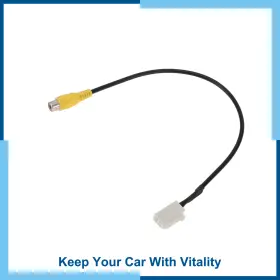 Carpopart 688391645071 Rear View Camera Adapter Wire Harness Cable Fit For Toyota 1 Pcs Rca