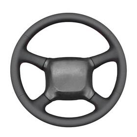 Chongqing Ouyue Technology Co. Ltd Car22410902 Steering Wheel Cover For Chevy Microfiber Leather Red Stripe&thread