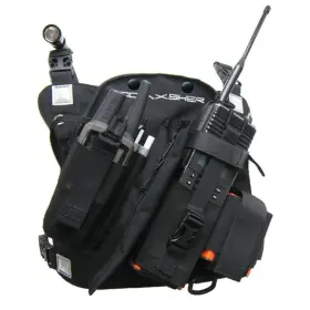 Coaxsher 040232062377 Radio Chest Harness Rig For 2 Way Gps And Hand Held Electroni