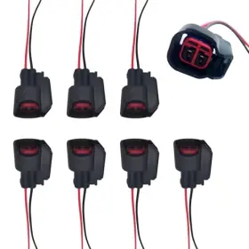 Cou13np Coutunp 8pcs Fuel Injector Connector Pigtail Plug Cou13np Coutunp 8pcs Fuel Injector Connector Pigtail Plug