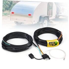 Creative.c Zhw-20241016-b2 26ft Trailer Wiring Harness 4 Pin 5 Wire Kit Boat