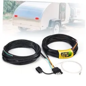 Zhw-20241016-b2 Creative.c 26ft Trailer Wiring Harness 4 Pin 5 Wire Kit Boat