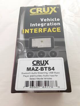 Crux Maz-bts4 Vehicle Integrayion Interface For Mazda New In Box Sealed