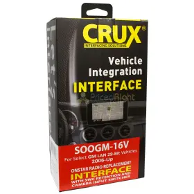 Soogm-16v Crux Onstar Radio Replacement With Swc Retention Video Switcher For Gm 2006-up Soogm-16v Crux Onstar Radio Replacement With Swc Retention Video Switcher For Gm 2006-up
