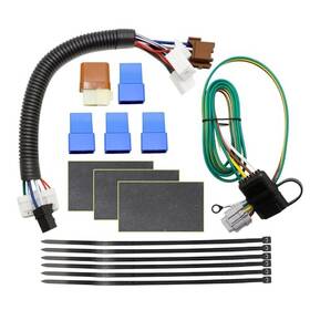 Dailydam Cx01088 Replace 4 Way Flat Trailer Wiring Harness Kit/4 Pin 5 Wire Rear